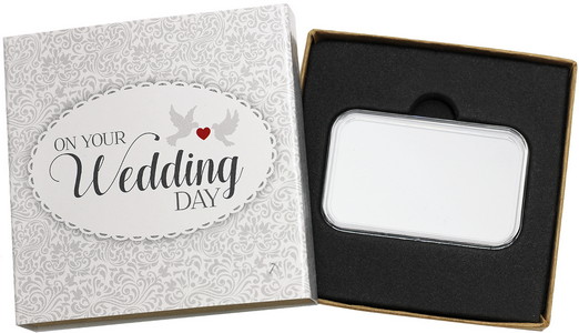 SilverTowne Natural Kraft Paper Gift Box with Wedding Box Sleeve & Capsule - Product Packaging [Add $5.00]